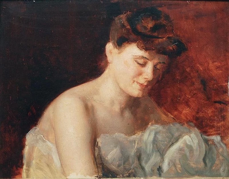 Charles Joshua Chaplin - Signora nel suo boudoir